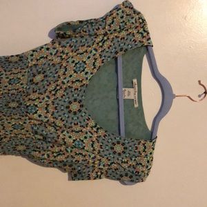 Flower dress. Mid length.